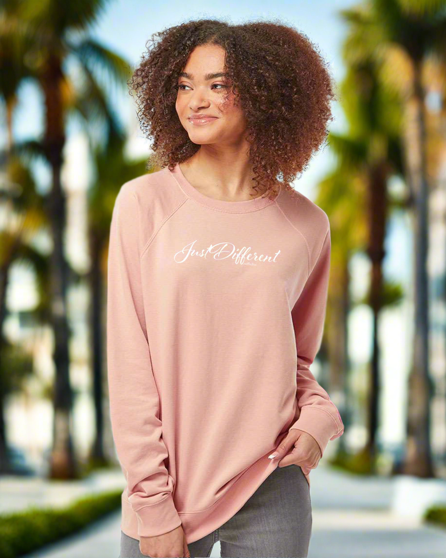 Signature Terry Crewneck (Rose)