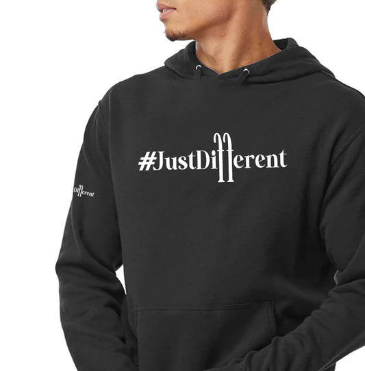 JustDifferent Logo Hoodie Black